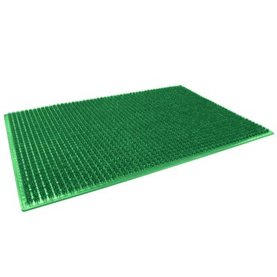 PARIS PRIX Douceur d'int&eacute;rieur D&eacute;cor Line 1740475 Tapis d'Entr&eacute;e Rectangle Poly&eacute;thyl&egrave;ne Vert 58 x 38 cm