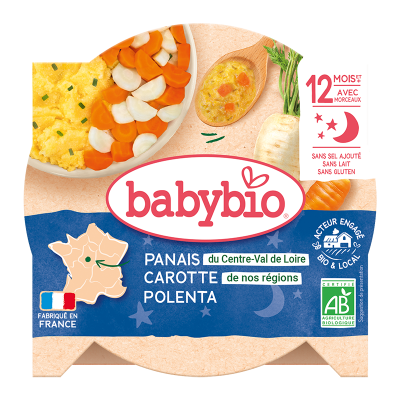 BABYBIO Douceur de panais, carotte des Landes & riz, d&egrave;s 12 mois, bio
