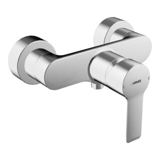 HANSA Douche m&eacute;langeur ligna 06670103 chrom&eacute; , montage mural - 