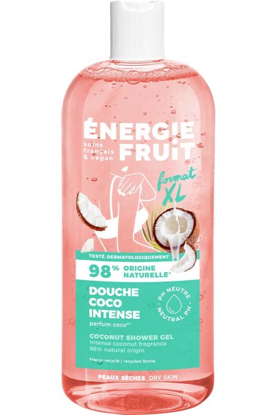 ENERGIE FRUIT Douche soin hydratante huile de coco & beurre de karit&eacute; 