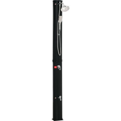 OUTSUNNY Douche solaire d'ext&eacute;rieur r&eacute;servoir 35L pression max. 3,5 bar noir