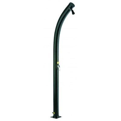 GRE Douche solaire de jardin 20L courb&eacute;e noire - Gr&eacute;