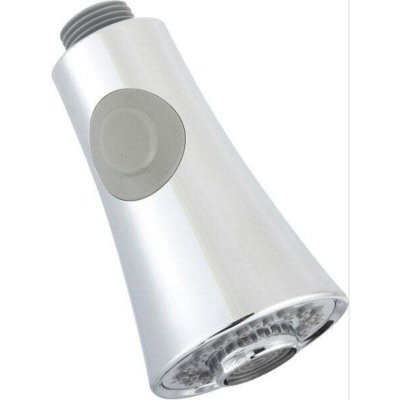  Douchette &eacute;vier &agrave; 2 jets en ABS chrom&eacute;, femelle 15 x 21 mm