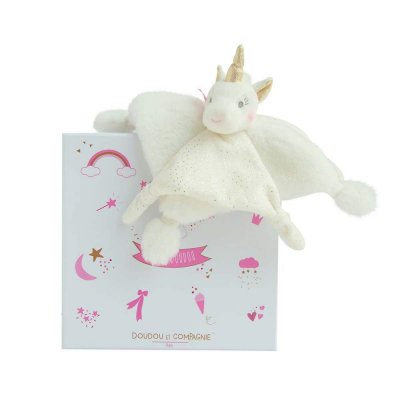 DOUDOU & COMPAGNIE Doudou et Compagnie Doudou Licorne Or