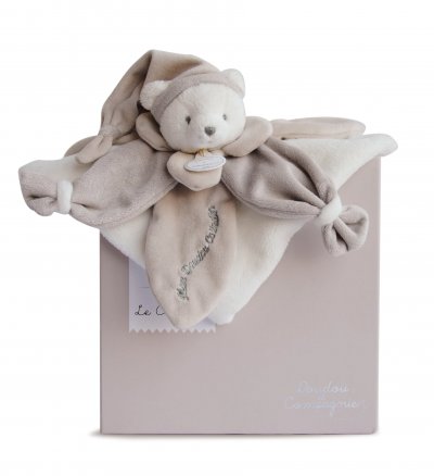 DOUDOU ET COMPAGNIE  - Doudou Plat Ours Collector - Taupe - DC2922