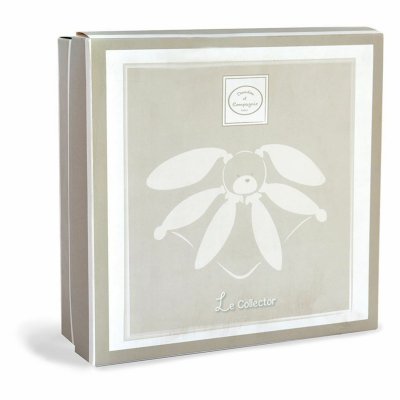 DOUDOU ET COMPAGNIE Doudou Lapin Taupe - Collector Multicolore 