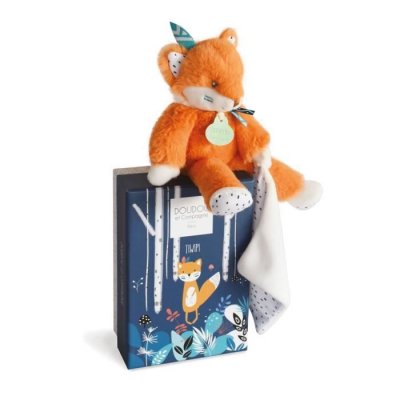 DOUDOU ET COMPAGNIE Doudou tiwipi renard - taille 21 cm