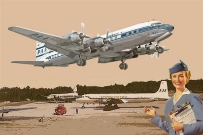 RODEN Douglas Dc-7C Pan American World Airways Paa  Kit 1/144