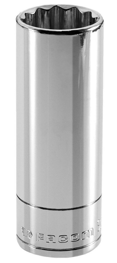 FACOM Douille 1/2'' longue 12 pans m&eacute;triques 21mm longueur 77mm  S.21LA
