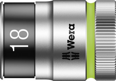 Douille 1/2 pouces HF 18 mm WERA 05003738001 18,0 mm