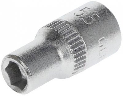 GEDORE Douille 1/4'', m&eacute;trique, Cote s/plats : 5 mm, Long. 24,7 mm