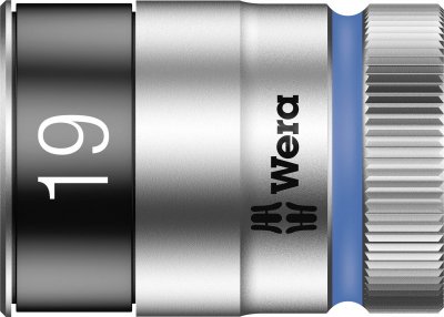 WERA Douille 6 pans 1/2 avec porte-vis 19x mm  1 PCS