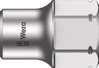 WERA Douille 6 pans ext&eacute;rieurs 8 mm Longueur: 18 mm 05003675001 Propulseur (tournevis): 1/4 (6.3 mm)