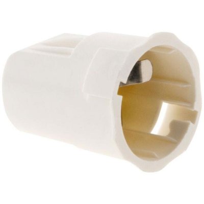 ZENITECH Douille automatique &agrave; ba&iuml;onnette B22 - 100W - blanc