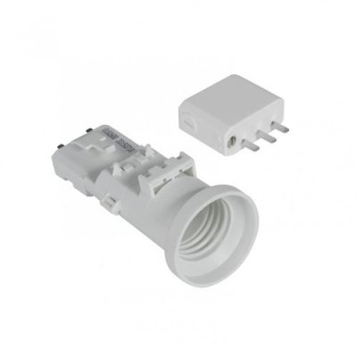 DEBFLEX Douille B22 et fiche DCL plastique blanc 