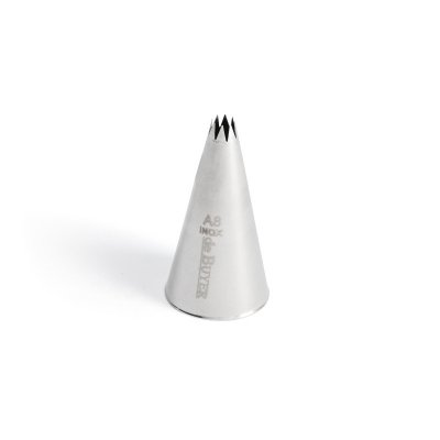 DE BUYER Douille cannel&eacute;e &agrave; 8 dents Acier 8 x &Oslash;1 cm Gris 
