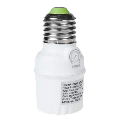 MACLEAN Douille de lampe avec capteur de sons ( taille E27)  MCE232
