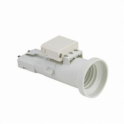 DEBFLEX Douille E27 et fiche DCL e27 vis plastique blanc