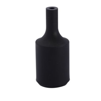 CHACON Douille &eacute;lectrique e27 vis silicone noir 