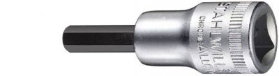 STAHLWILLE Douille-embout 6 pans int&eacute;rieurs 5 mm Longueur: 52 mm 02050005 Propulseur (tournevis): 3/8 (10 mm)