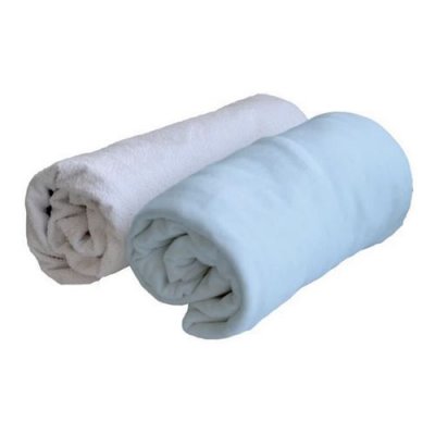 DOMIVA DOUX NID Lot 1 Alese + 1 Drap Housse - 70x140 Cm - Bleu clair