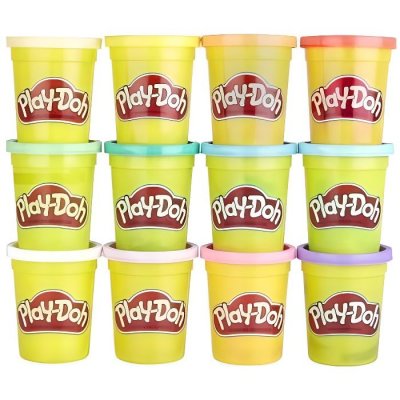 PLAY DOH Douze pots couleurs &eacute;t&eacute; ou hiver Play-Doh jaune