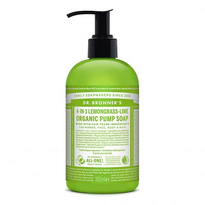 DR BRONNERS Dr Bronner's - Dr Bronner's - Savon au sucre BIO Citronelle-Limette 355ml