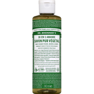 DR. BRONNER S Dr. Bronner's - Savon Liquide de Castille - Amande - 236ml