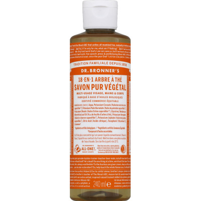 DR BRONNERS Dr. Bronner's - Savon Liquide de Castille - Arbre &agrave; the - 236ml