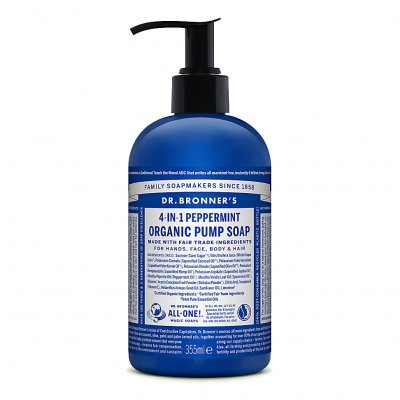 DR BRONNERS Dr. Bronner's - Savon Liquide Shikakai - Menthe Poivree - 355 ml