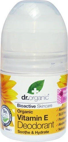 DR. ORGANIC Dr Organic - D&eacute;odorant Roll-on Vitamine E  50 ml