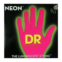 DR  String NOB-45 Neon Orange Jeu de cordes pour guitare basse