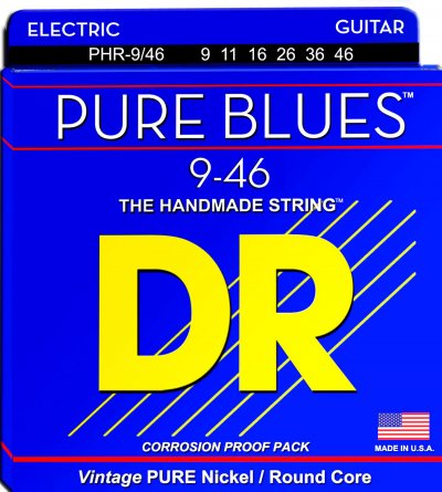DR STRINGS DR String PHR-9/46 Pure Blues Jeu de cordes pour guitare electrique