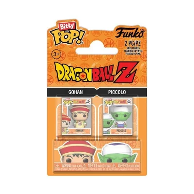 FUNKO Dragon Ball - Pack 2 figurines Bitty POP! Gohan & Piccolo 2,5 cm 