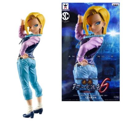 BANPRESTO Dragon ball - super figurine scultures big budoukai android 18 17 cm BANP34217