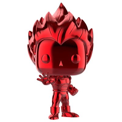 FUNKO Dragon Ball Z - Super Saiyan Vegeta (Red Chrome) + Pop Protector