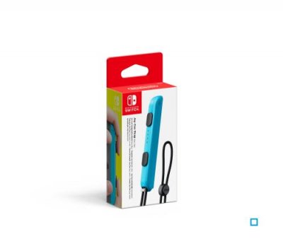 NINTENDO FRANCE Dragonne Nintendo Switch Joy-Con Bleue n&eacute;on 