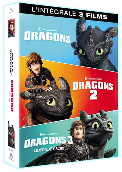Dragons 1 &agrave; 3 : Dragons + Dragons 2 + Le monde cach&eacute;