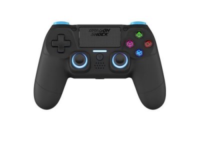 DRAGONSHOCK  - Mizar Bt - Manette Sans Fil Noire Pour Ps4, Pc Et Mobile