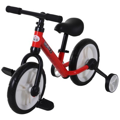 HOMCOM Draisienne 2 en 1 pour enfant -  - Roues 11"" - P&eacute;dales amovibles - Hauteur selle r&eacute;glable
