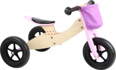 SMALL FOOT COMPANY Draisienne-Tricycle 2 en 1 Maxi Rose
