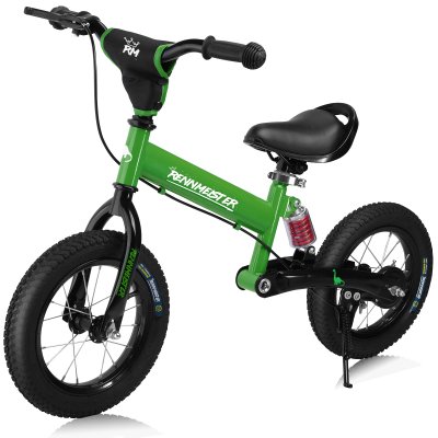 RENNMEISTER Draisienne verte  v&eacute;lo sans p&eacute;dales pour enfant