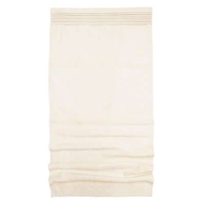 Drap de bain 100x150 cm juliet blanc cr&egrave;me 520g/m2