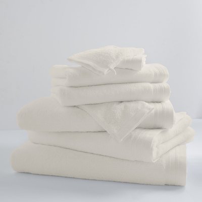 TRADILINGE Drap De Bain Uni et Color&eacute; Cr&egrave;me 100x150 cm - Cr&egrave;me