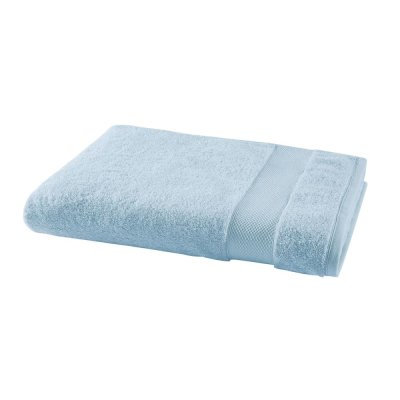 ANNE DE SOLENE Drap de douche coton azur 70x140 cm