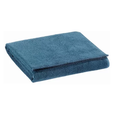 VIVARAISE Drap de douche en coton acier 70 x 130