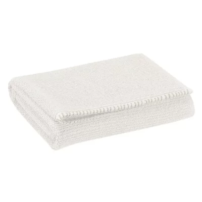 VIVARAISE Drap de douche en coton neige 70 x 130