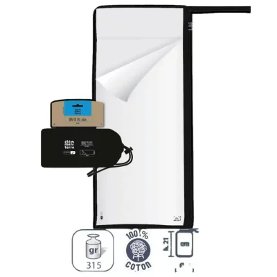 ELEMENTERRE Drap de sac de couchage Epicea drap de sac - Element terre UNI Blanc