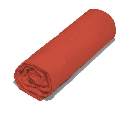 HOUSSE DE REVE Drap housse 100% coton bio 57 fils taille 160 x 200 cm couleur bisque