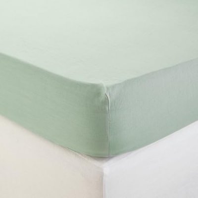 MADURA Drap Housse 160x200 cm  Tilleul - carlina - Tilleul